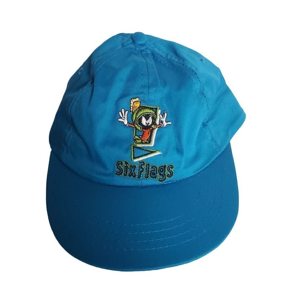 Marvin the Martian Baseball Cap Child's Size Blue Six Flags 90s Vintage Novelty
